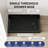 DeerValley 48" x 30" Rectangle Shower Base White Acrylic with Single Threshold Shower Pan, Non-slip Design,Black-94804372-122807758