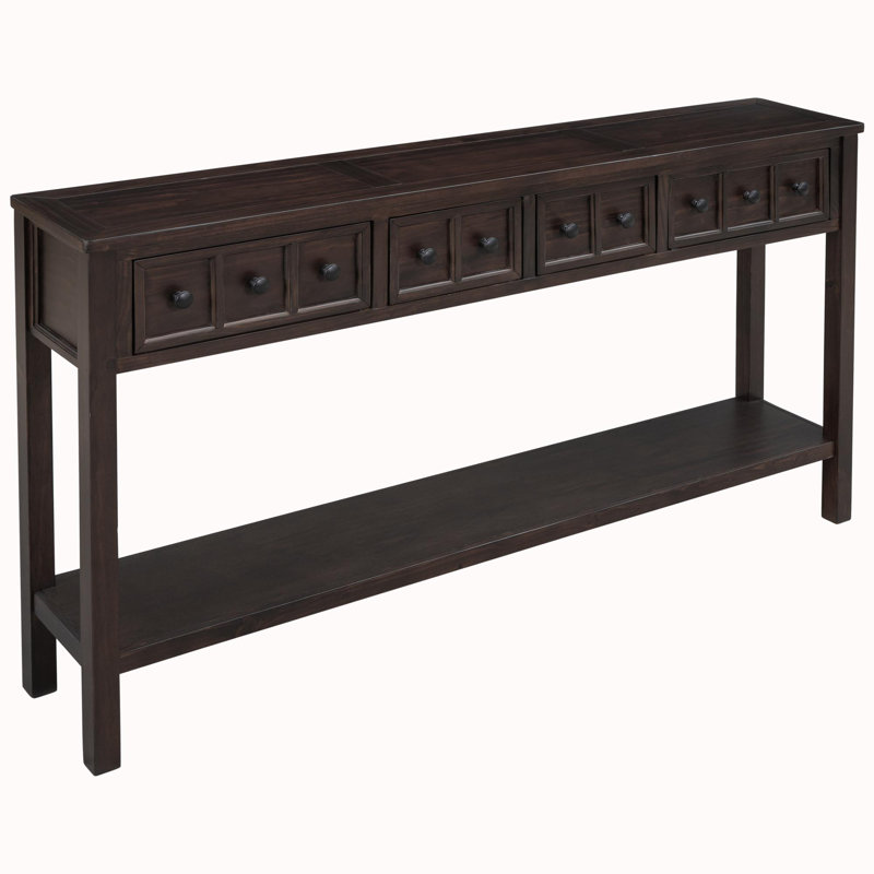 Console de 60 po, gris délavé, Espresso
