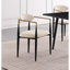 Contemporary 5pc Dining : Black Sintered Stone Table And Taupe Upholstered Seating Group Modern With Chairs For 4-422805781-422805802