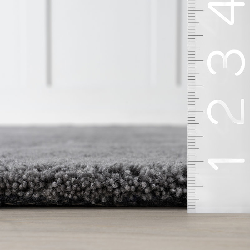 Gaia New Zealand Wool Shag Area Rug, Rectangle 9'6" x 13'6"