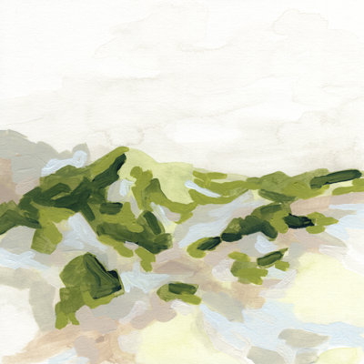 Emerald Hills I by June Erica Vess - Wrapped Canvas Painting