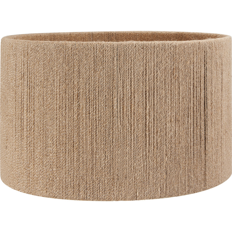 21cm H Drum Lamp Shade ( Uno ) in Brown
