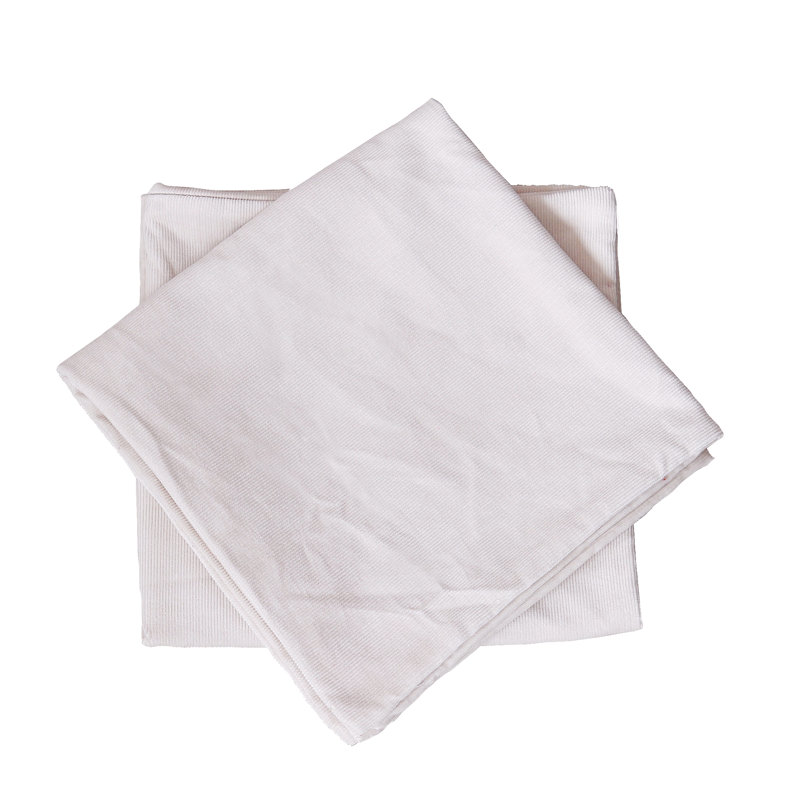 Housse de coussin carré, 20 po X 20 po, Blanc antique