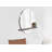 Modern Accent Mirror with Shelves