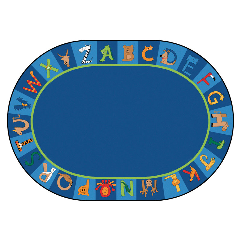 Tapis ovale de classe A to Z Animal, Ovale 8 pi 3 po x 11 pi 8 po