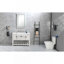 Miroir mural polyvalent pour salle de bain avec éclairage multiple et fonctionnalité antibuée