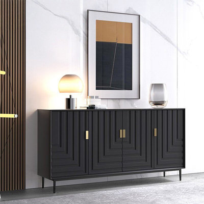 Italian minimalist side cabinet