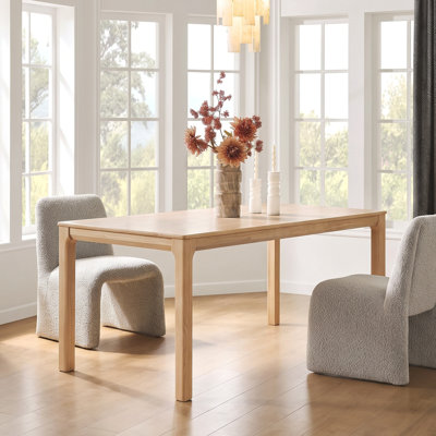 Adlon Modern Solid Wood Dining Table for Kitchen & Dining Room
