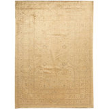 Silk Oriental Area Rug in Beige