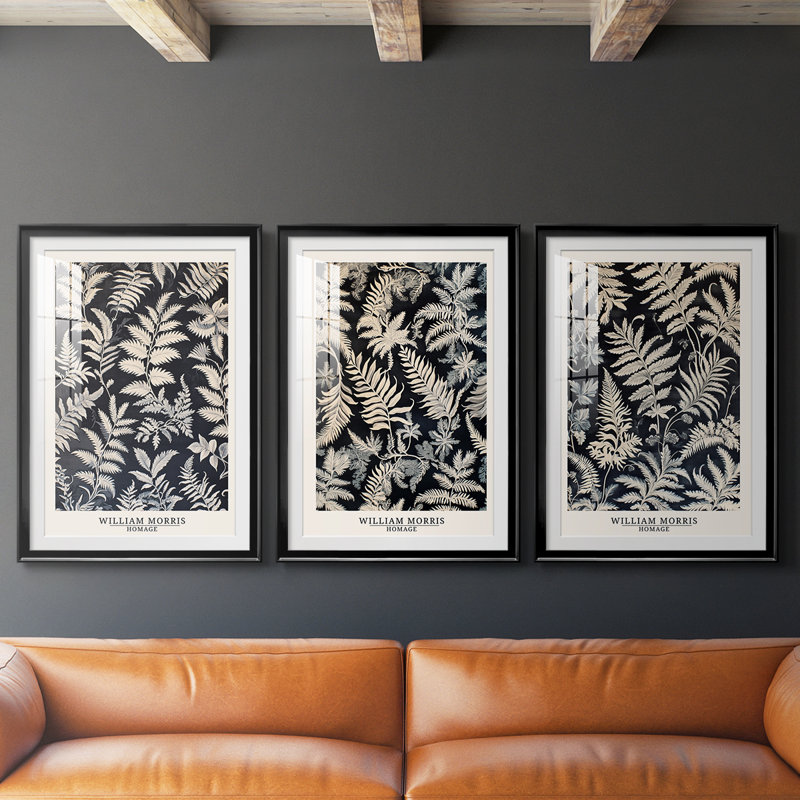 Ensemble de 3 pièces de la série Dccmvci de William Morris - CCD, Noir, H 19 po x l 27 po