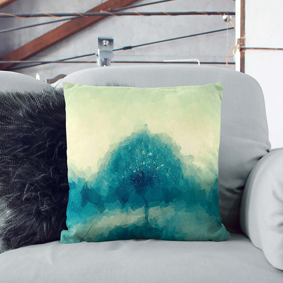 Jazz Tree in Abstract Cushion with Filling