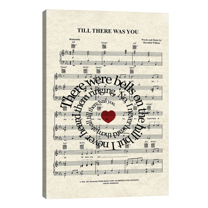 Till There Was You - Wrapped Canvas Print, 101.6 cm H x 66.04 cm W x 1.91 cm D