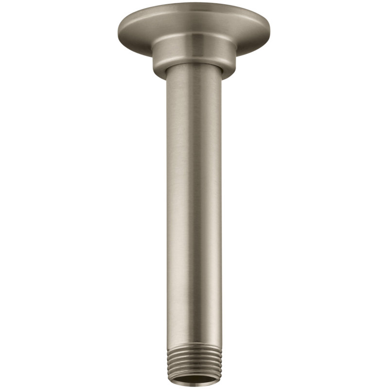Bras de douche à fixation au plafond, Bronze brossé vibrant