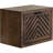 Modern Floating Shelf Side Table With Storage Cubby, Natural Wood, Decorative Slatted Wood Floating Nightstand With Pull Down Door For Use As Bathroom Storage