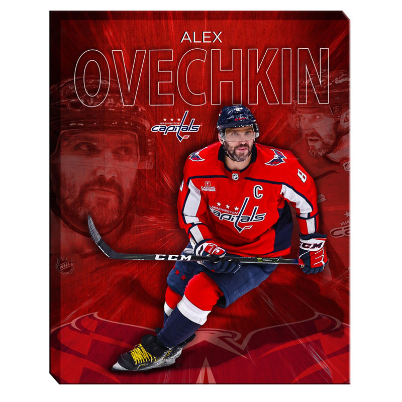 Collage sur toile Alexander Ovechkin 16 x 20 Capitals-V