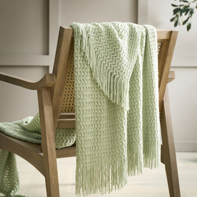 Textured Knit Blanket