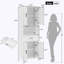 Freestanding Tall Bathroom Cabinet with a Drawer, 2 Cabinets, 4 Soft-Close Doors, 2 Adjustable Shelves, Open Storage-118436580