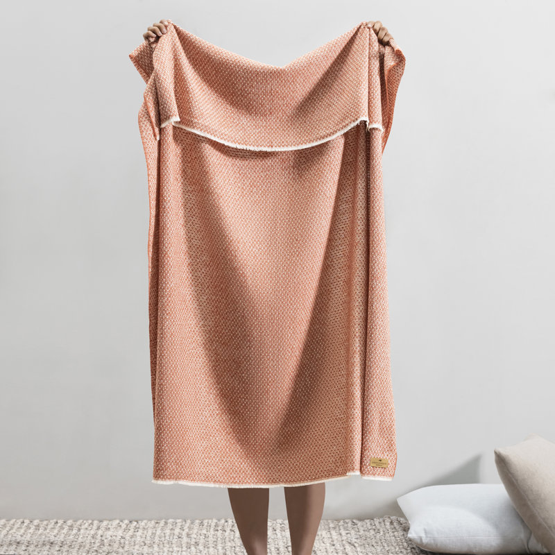 Spicy Orange Hudson Valley Throw, Spicy Orange
