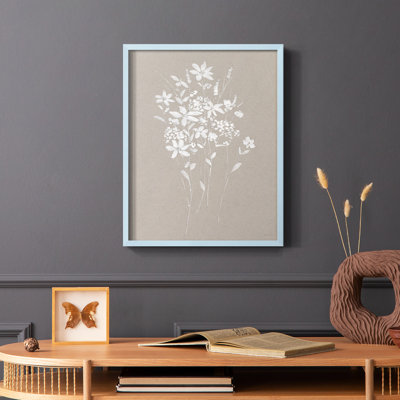 Delicate Botanicals II Framed Print - Solid Wood