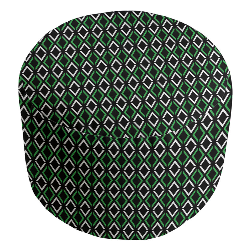 Repose-pieds repose-pieds arrow diamants Avicia, Noir / vert