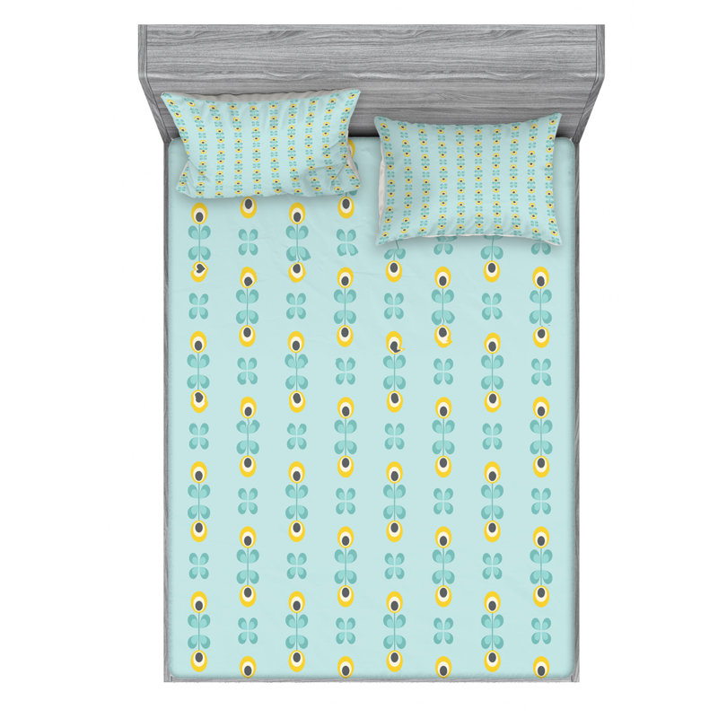 Microfiber Sheet Set, Full Sheet Set with Fitted Sheet