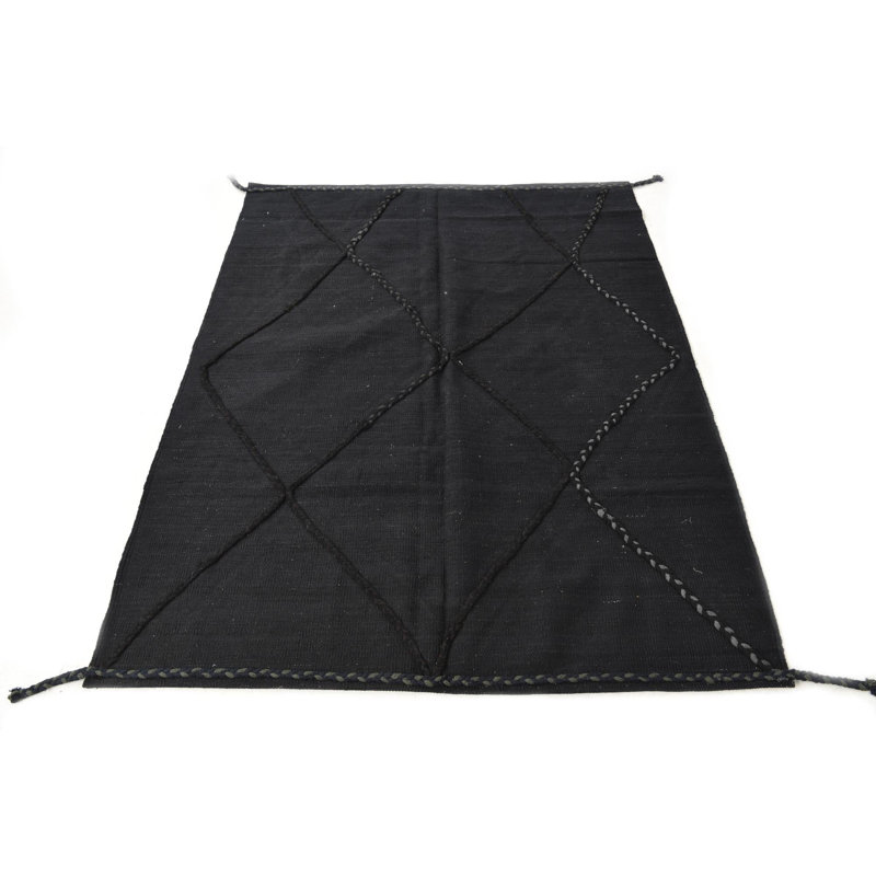 Tapis noir 4x6 Phillippi