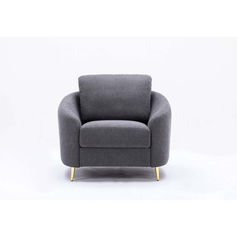 Fauteuil en lin Ayina
