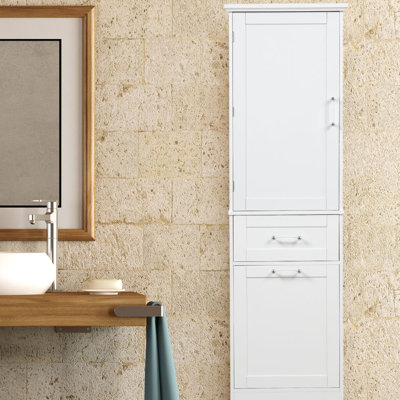 Phelgen Freestanding Linen Cabinet