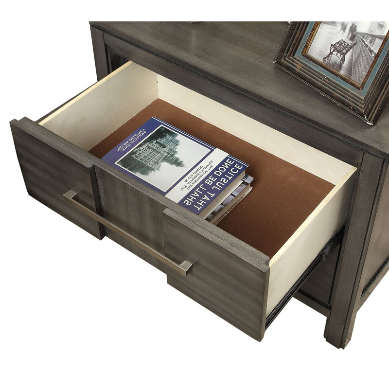 Table de chevet, gris, Gris
