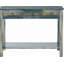 Console Daeshaun antique et bleu sarcelle 97257