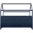 Navy Blue Twin House Bed With Storage And Led Elegant ' Spacious --502620528
