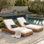 Ensemble de chaises longues d'extérieur inclinables 79 po avec coussins Leite-971686892-1030243769