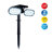 Aryadne Black 31.9Cm H Solar Powered Integrated LED Work Light