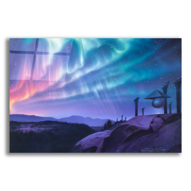 " Skywatchers " by Kirk Reinert, 12" H x 16" W x 0.13" D