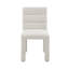 Chaise d'appoint beige Boucle, ensemble de 2