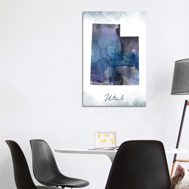 Utah State Bluish - Wrapped Canvas Print, 101.6cm H x 66.04cm W
