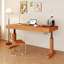 70.87"Natural Colour Solid Wood Electric Adjustable Desk-104709484