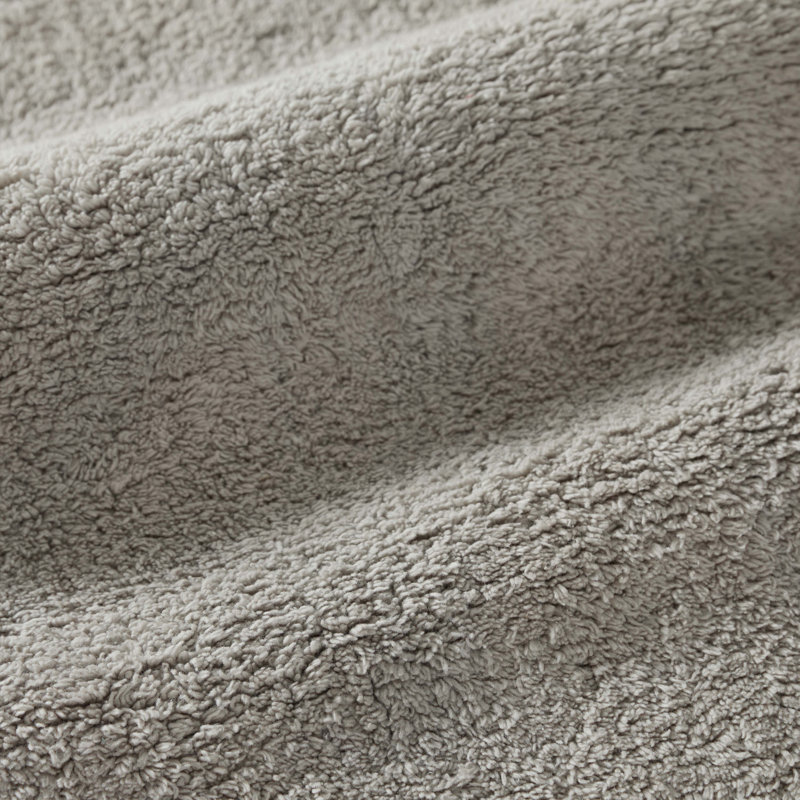 Tapis de bain réversible 100% coton, Gris clair, 24 po x 17 po