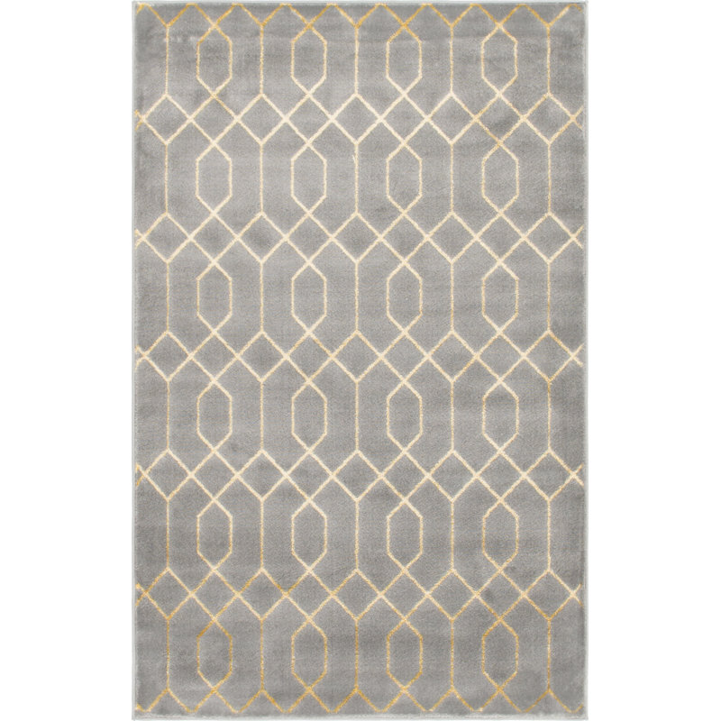 Geometric Area Rug, Rectangle 122 x 183cm