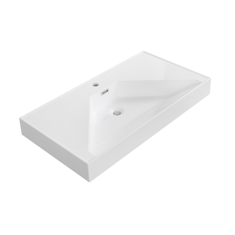Plateau de meuble-lavabo 35,4 po