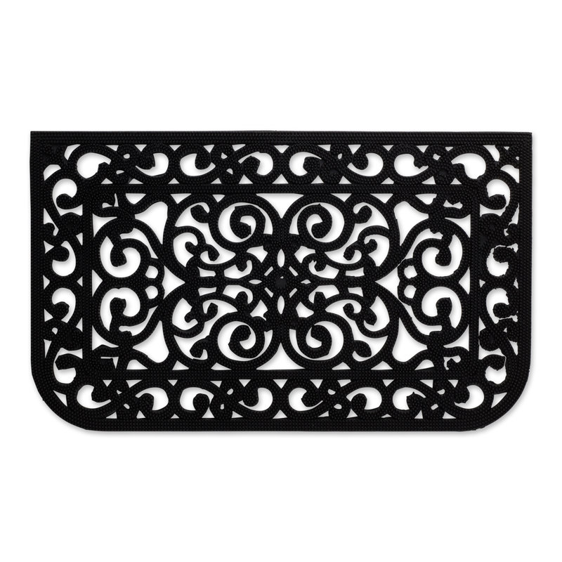 Oriana Non-Slip Geometric Outdoor Doormat