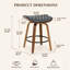 Tabourets de bar pivotants en similicuir Gerald-671903177-671903179