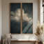 Ensemble de 2 toiles encadrées 20 x 60 pouces-327856332