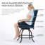 Ensemble de 2 chaises de bar pivotantes pour l'extérieur Kozyard Isabella, ensemble de 2 tabourets de patio à hauteur de comptoir avec sièges rembourrés, chaises de bistro en métal toutes saisons pour les repas dans la cour (bleu marine, avec coussin)-666655631