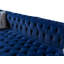 Canapé modulaire en velours bleu marine Lorena-92113161