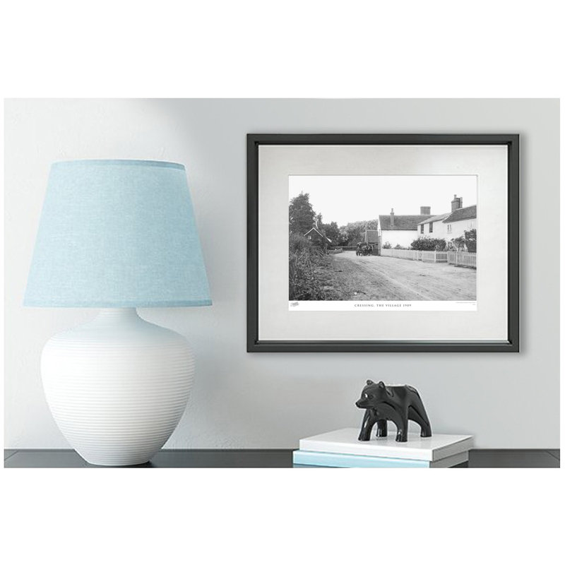 Cressing, The Village 1909 by Francis Frith - Single Picture Frame Print, 28cm H x 36cm W x 2.3cm D