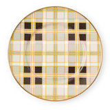 Tartan Mocha Salad Plate