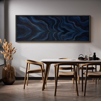 Grande impression sur toile encadrée, reproduction d'art abstrait neutre pour décoration murale moderne minimaliste