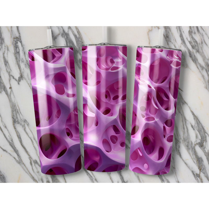 Choose Handmade Tumblers 591ml Vacuum Insulated Stainless Steel (18/8) Travel Tumbler with Straw