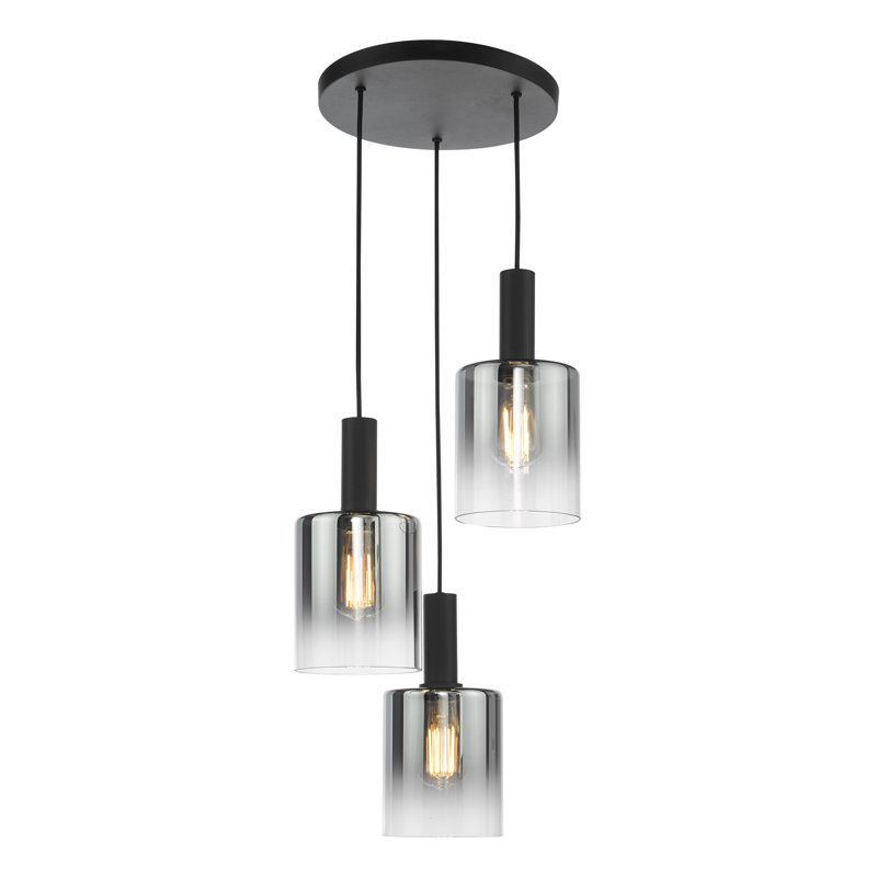 Beniah - Light Matt Black Pendant, 3